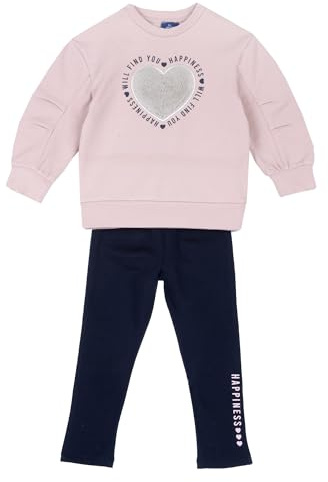 Chicco, Completo Bambina con Felpa e Leggings, in Caldo e Morbido Tessuto Felpato, Abbigliamento Bambina, Designed in Italy
