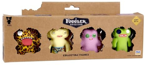 Fuggler collectible figure display box 4 pack