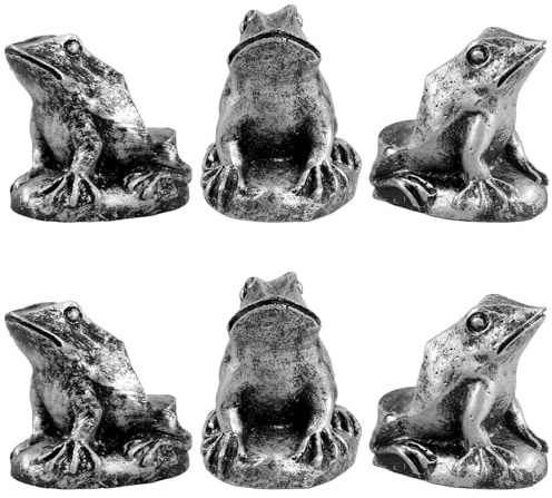 Lot de 6 pieds de pot de fleurs d'extérieur invisibles en résine - Tortue intéressante / grenouille / style chien - Pot décoratif - Amélioration du drainage pour l'intérieur et l'extérieur