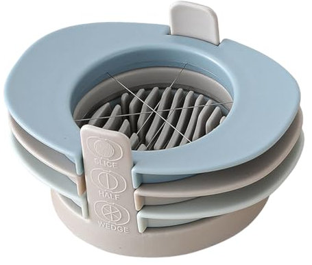 Découpe-Oeufs pour Œufs Durs | Coupe-Oeufs Pratique avec Lame Séparatrice,Acier Inoxydable Multifonction Robuste pour Salades, Fruits, Légumes, Cuisine Maison ou Professionnelle