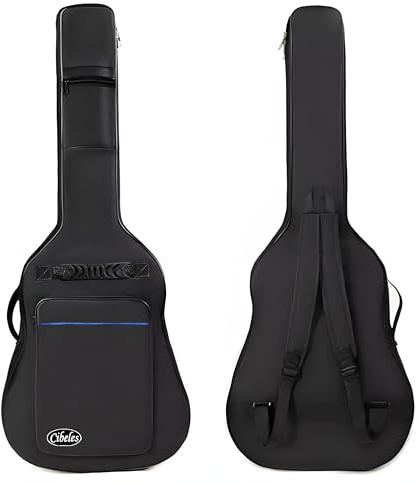 cibeles Funda para Guitarra acústica con Acolchado de 5mm, Marca