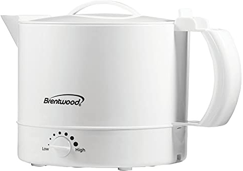 Brentwood KT-32W Plastic Hot Pot, 32-Ounce