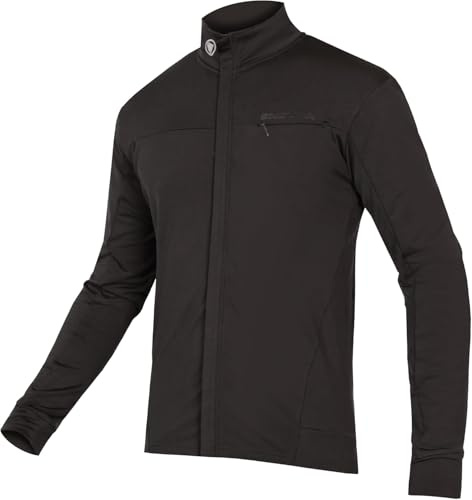 Endura Xtract Roubaix Long Sleeve Cycling Jersey | Breathable | Soft Feel Fabric | Moisture Wicking | Athletic Fit | Rear Pockets | Zipped Pockets Jersey