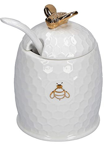 PORCELLANA Aperegina Oro Sucrier avec cuillère 4 x 2,5 Go