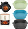 Air Fryer Silicone Pot Silikonform Für Heißluftfritteuse Wiederverwendbar Luftfritteuse Korb Silikontopf Zubehör Air Fryer Liners Airfryer Accessories zum Backofen Mikrowelle 3Pcs(Eckig)