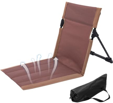 Kasmole Strandliege,Leichter Strandbräunungsstuhl - Wasserdichter, klappbarer Strandstuhl mit Verstellbarer Rückenlehne für Garten, Terrasse, Reisen, drinnen und draußen