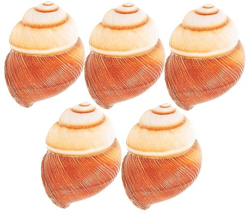Ipetboom 5pezzi Gusci Di Lumache Naturali Per Uso Alimentare Riscaldamento Uniforme e Resistente All Usura Per Preparazioni Casalinghe