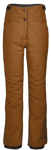 Killtec Mädchen Skihose/Funktionshose mit Schneefang KSW 343 GRLS SKI PNTS, braun, 152, 42094-000
