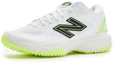 New Balance Unisex-Adult FreezeLX v5 Turf Lacrosse Shoe, Nb 102 White/Afterglow, Men 10 / Women 11.5