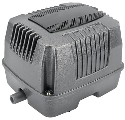 Electric Pond Aerator, Linear Air Pump for Outdoor Ponds, Electromagnetic Fish Aerator Diffuser Bubbler, Air Stone Pump, Home Waste Water Treatment