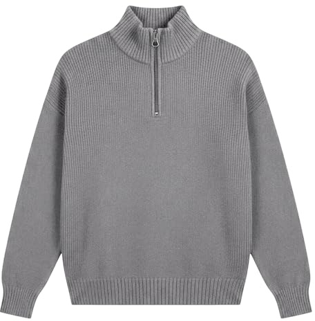 Halv dragkedja tröja herr sweatshirt herr med dragkedja mjuk | Vintertröja med herrtröja elegant arbetströja mjuk tröja herr enfärgad fleecetröja