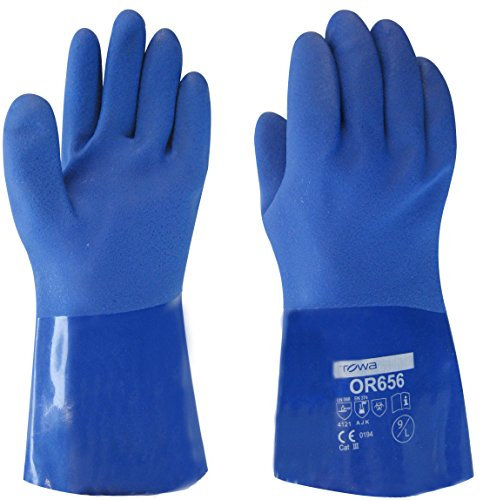 Gebol Chemikalienhandschuh Tech PVC 10, blau, 539790