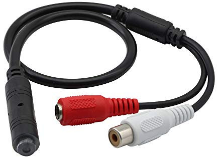 Microfono CCTV,Mini Microfono ad Alta Sensibilità per Telecamera di Sicurezza CCTV Registratore Audio