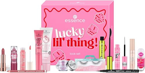 Essence Cosmetics Lucky Lil' Thing, Look Set, Coffret Multi-Produit, Brillant, Haute Pigmentation, Pailleté, Métallique, sans Acétone, Végan, sans Microplastiques, sans Parabènes, Pack de 1 (1 Pièce)