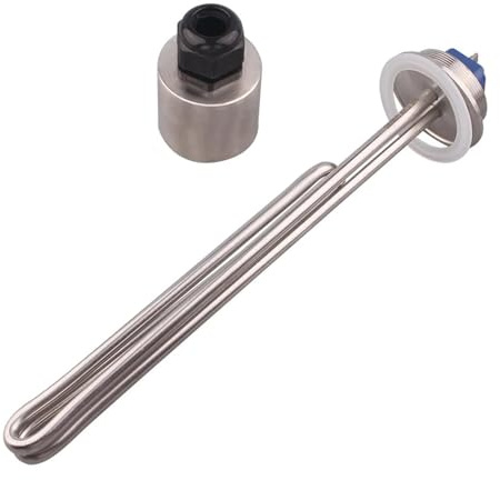 Riscaldatore Elettrico Hot Rod Da 2 Tri Clamp Riscaldatore D'acqua 240 V Riscaldatore Tubolare Elettrico Elemento Riscaldante Pieghevole 2,5 KW/3,5 KW/4,5 KW/5,5 KW SUS304(4.5kw 280mm)