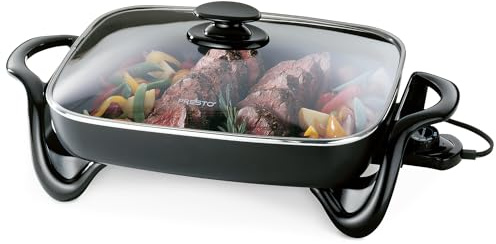 Presto 06852 16-Inch Electric Skillet with Glass Cover