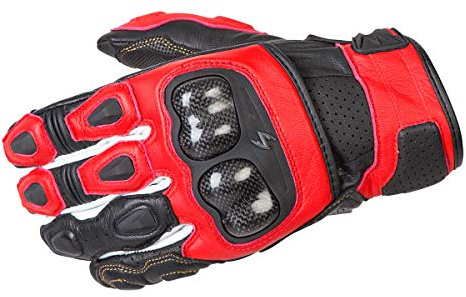 ScorpionEXO SGS MKII Men's Short Cuff Sport Gloves (Red, Large)