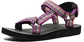 Muboliy Women's Original Sandals Sport Water Sandals with Arch Support Yoga Mat Insole Outdoor Hiking Sandals Light-Weight Shoes