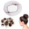 Redecilla Pelo,25 pcs Redecillas de Pelo,Redecilla Moño,Redecillas Invisibles Nylon,red de pelo invisible con borde elástico,para Asistente de Vuelo,Enfermera, Secretaria, Peinado de Novia,pelo Moño
