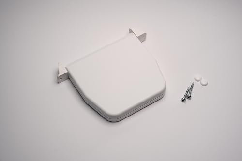 TESO Belt winder (for mini belt 14 mm wide) surface-mounted with hinge system in white (without strap)