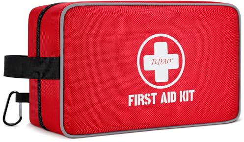 330 Piece First Aid Kit, Premium Waterproof Compact Trauma Medical Kits for Any Emergencies, Ideal for Home, Car, Travel, Camping, Hiking, Truck, Office, Sports (Medium)