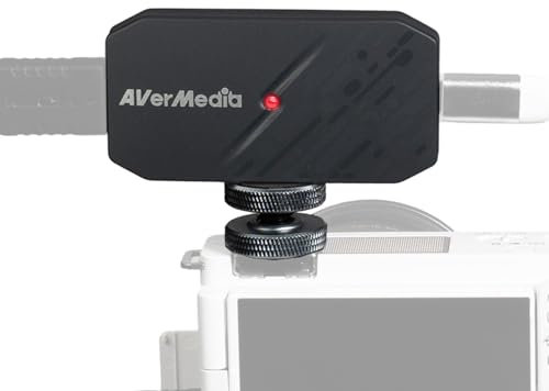 AVerMedia Carte de Capture HDMI 4K60 pour DSLR, Faible Latence pour Le Streaming en Direct & Les visioconférences sur OBS, Twitch, Compatible avec Windows, Mac, iPad et PC – CamStream 4K BU113G2