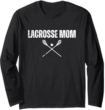 Coole Lacrosse-Kunst für Ehefrau, Mädchen, Frauen, Lax-Helm, Sportliebhaber Langarmshirt