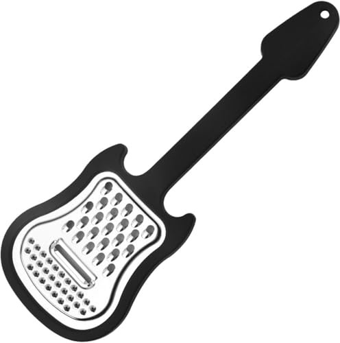 Râpe à fromage noire, broyeur à fromage en acier inoxydable, râpe à main pour cuisine, râpe alimentaire et broyeur de guitare, broyeur de pulpe de fruits pour éplucher, râper et trancher les outils de
