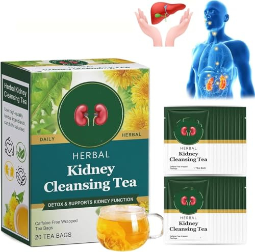 Traditional Healthy Organic Kidney Cleansing Tea, 20 Bags/Box, Chinese Kidney Cleanse Tea for Men,China Kidney Cleanse Teas,Traditional Herbal Kidney Cleansing Teas Body Treatment (1)