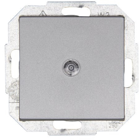 Kopp 587668082 Athenis Universalschalter (Aus-/Wechselschalter), beleuchtet, stahlfarben