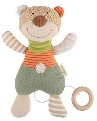 SIGIKID 48916 Spieluhr Bär Green Mädchen und Jungen Babyspielzeug empfohlen ab Geburt mehrfarbig