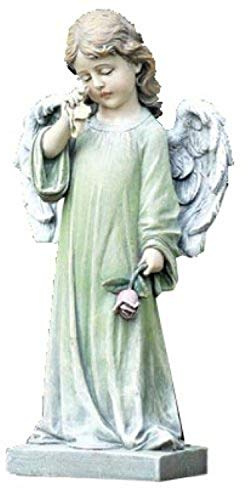 Napco Commemorative Statua da Giardino, Angelo Che Piange