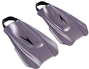 Speedo Unisex Adulto Training Pinne, Grigio, 5-6