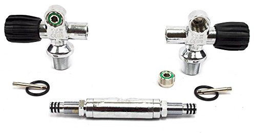 METALSUB Grifo bi-Botella Rosca 3/4 con Manifold, M25 (7 litros)