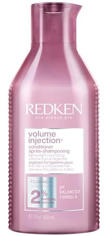 Redken Volume Injection Conditioner | Hair Volumizer For Fine Hair | Detangling and Volumizing | 10.1 Oz