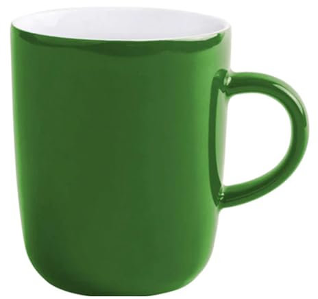 KAHLA 575335A69274C Pronto Colore Becher 0,35 l smaragd green|dunkelgrüner Becher mit Henkel aus Porzellan