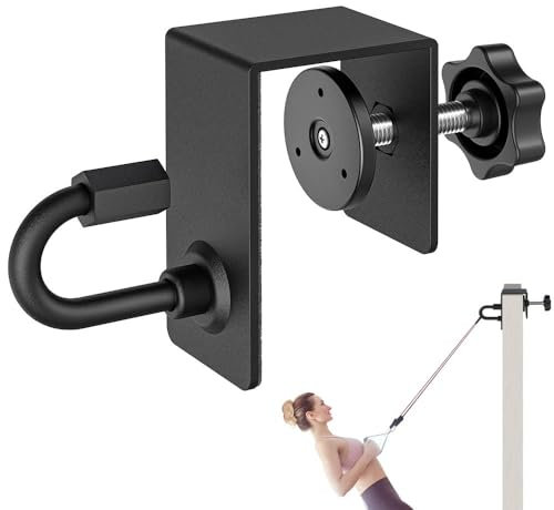 Kipika Anclaje de puerta para bandas de resistencia, anclaje de puerta resistente, anclajes de montaje de puerta de entrenamiento para bandas de peso corporal, entrenamiento de fuerza