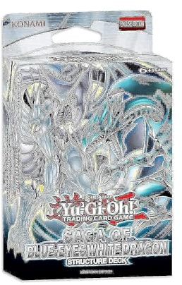 YU-GI-OH Structure Deck: Saga Of Blue-Eyes White Dragon Unlimited Reprint, Multicolor