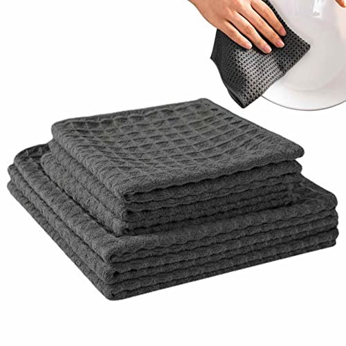 Gusengo Limpieza mágico Espesado | Paños Cocina Gruesos para Cocina Universal,5 uds. Toallas Cocina, Trapos Lavado para Cocina, Ventanas, armarios, Barra, Grifo, Muebles