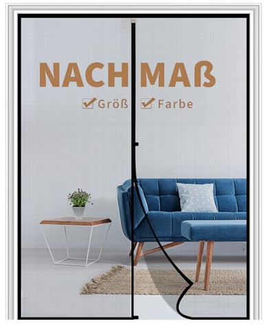 Yotache Fliegengitter Magnet auf Maß Customized Magnet Fliegengitter Tür 170cm-190cm Breit