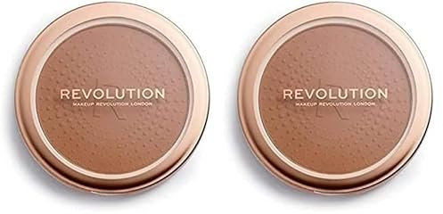 MakeUp Revolution Mega Bronzer 02 warm (Packung mit 2)