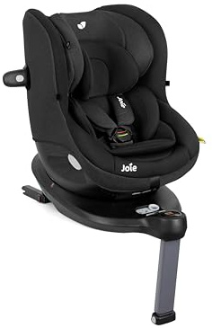 Joie i-Spin™ 360 E R129 Kindersitz, i-Size, ISOFIX, 360° drehbar, Seitenaufprallschutz – 6 Monate bis 4 Jahre (61–105 cm), Farbe Shale