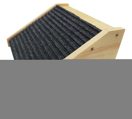 Rampe pour chien - Escabeau portable - Construction légère et pliable avec poignée texturée - Design compact - Chats, personnes âgées, blessés, animaux de compagnie - Canapé, lit, chambre à coucher