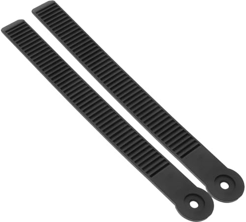 Toyvian 2 Piezas Correas de Fijación para Snowboard y Patines con Tornillos, Material Abs, Reemplazo Rápido y Portátil para Estaciones de Esquí y Pistas de Patinaje