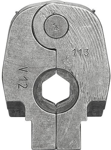 REMS Pressring (Presszangen) V 12 mm Rohr - Durchmesser 45 (PR-2B), Zubehör für REMS Radialpressen, System AHLSELL A-press koppar, hochbelastbar, aus besonders zähhartem Spezialstahl