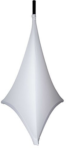 Expand Vela De Trípode Blanca, Estativo De Cubierta - Forro, Cover Para Soportes De Altavoz - Trígona - Elásticamente