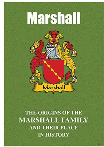 I LUV LTD Marshall Anglais Nom de Famille Livret D'histoire avec de Brefs Faits Historiques