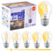 DGE E27 LED Dimmbar Lampe Warmweiss, 8W 850 Lumen 2700K E27 Glühbirne, Ersetzt 100W, 360° Abstrahlwinkel Energiesparlampe, 6er Pack