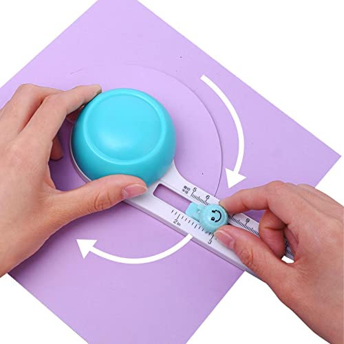 Luckxing Craft Cutter - Adjustable Circular Paper Cutter,Compass Cutter for Cutting Circles for Picture, Cardboard, Cardstock for Children, Paper-cut Lovers, and Adults