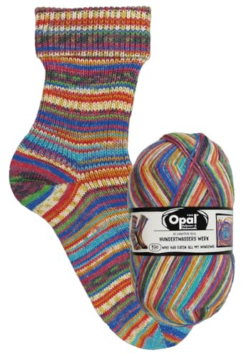 Opal - Opal Nach Hundertwasser Edition 4055-970 (425m) 4-Ply Durable Sock Yarn - 1x100g
